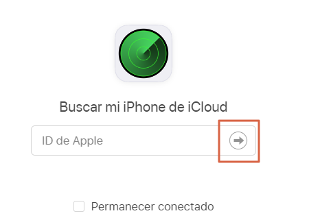 Aviso iPhone desactivado, conectarse a iTunes 5 soluciones. Con iCloud. Paso 1