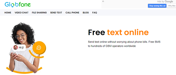 Cómo enviar SMS online con Globfone