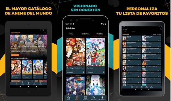 Las 10 mejores aplicaciones para ver anime gratis. Crunchyroll