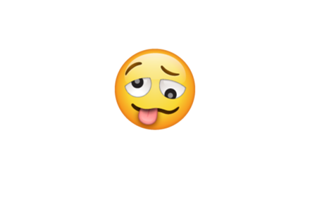 emoji con cara embriagada o mareada significado