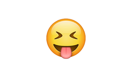 emoji con ojos cerrados y sacando la lengua significado