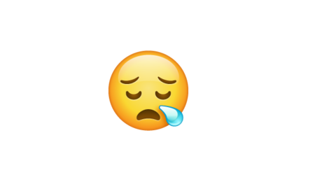emoji de cara con gota de sueño significado