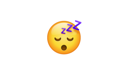 emoji de cara durmiendo significado