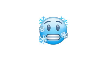 emoji de carita con frío significado