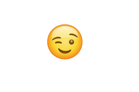 emoji sonriente guiñando el ojo significado