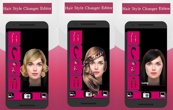 Hair Style Changer Editor. Simulador de corte de pelo
