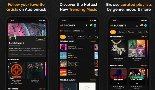 Las mejores apps para descargar musica gratis en el celular. Audiomack